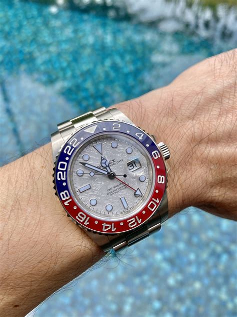 rolex gmt pepsi oyster bracelet|rolex gmt 2 pepsi meteorite.